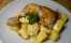 Kuřecí stehna s bramborami na hořčici a tymiánu