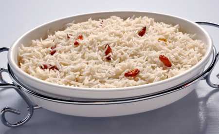 Dušená rýže po indicku